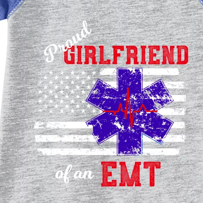 Proud Friend Of An Emt Paramedic Emt Gift Infant Baby Jersey Bodysuit