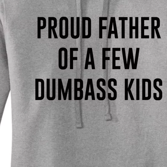 Proud Father Of A Few Dumbass Women's Pullover Hoodie