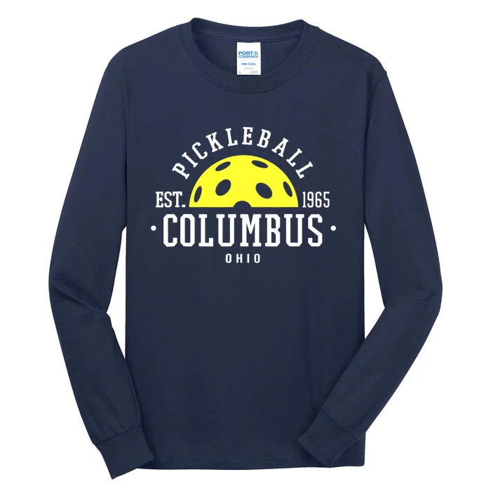 Pickleball For Pickleball Players In Columbus Ohio Yellow Tall Long Sleeve T-Shirt