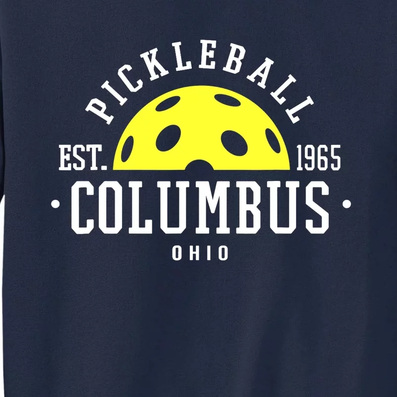 Pickleball For Pickleball Players In Columbus Ohio Yellow Tall Sweatshirt