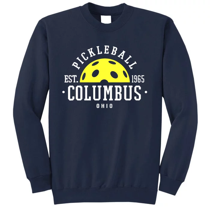 Pickleball For Pickleball Players In Columbus Ohio Yellow Tall Sweatshirt