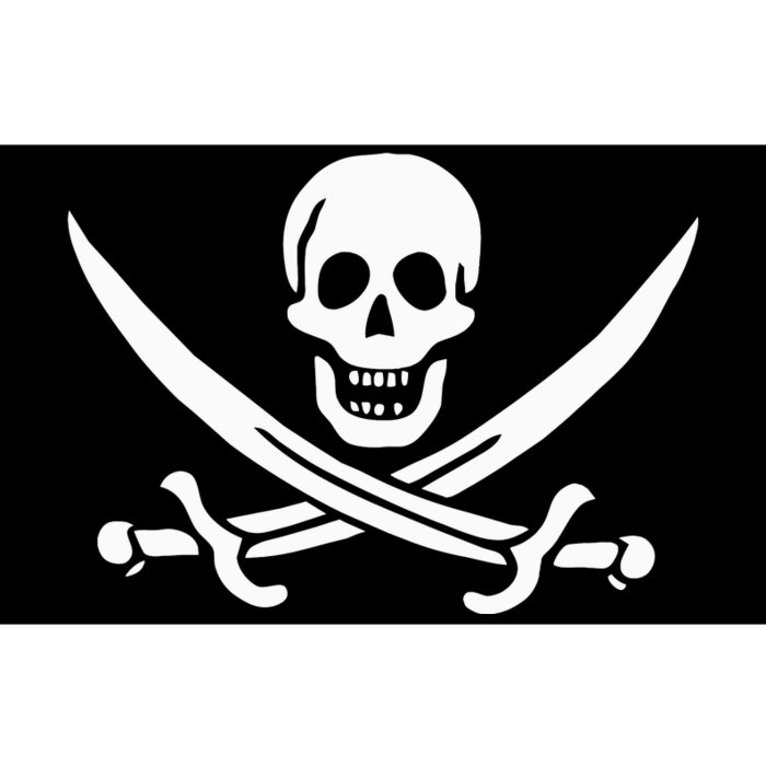 Pirate Flag Bumper Sticker