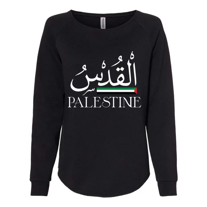 Palestine Flag Palestinians Flag Palestinian Womens California Wash Sweatshirt