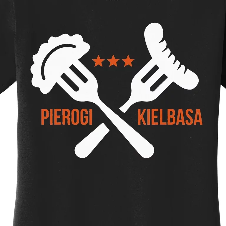 Poland Food Pierogi Kielbasa Polish quote Women's T-Shirt