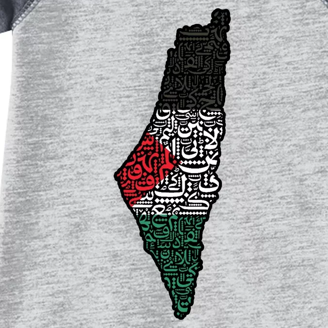 Palestine Flag Palestinian Infant Baby Jersey Bodysuit