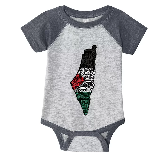 Palestine Flag Palestinian Infant Baby Jersey Bodysuit