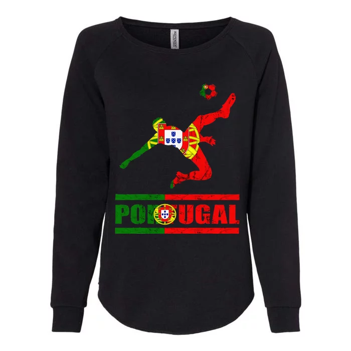 Portuguese Flag Portugal Soccer Portuguese Pride Portugal Womens California Wash Sweatshirt