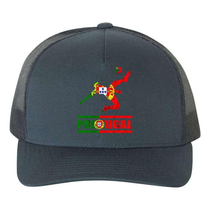 Portuguese Flag Portugal Soccer Portuguese Pride Portugal Yupoong Adult 5-Panel Trucker Hat