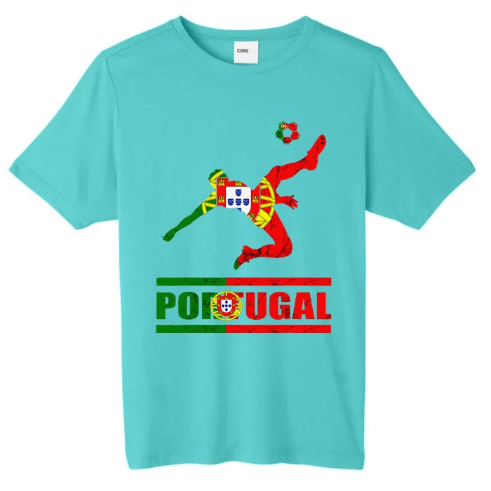 Portuguese Flag Portugal Soccer Portuguese Pride Portugal ChromaSoft Performance T-Shirt