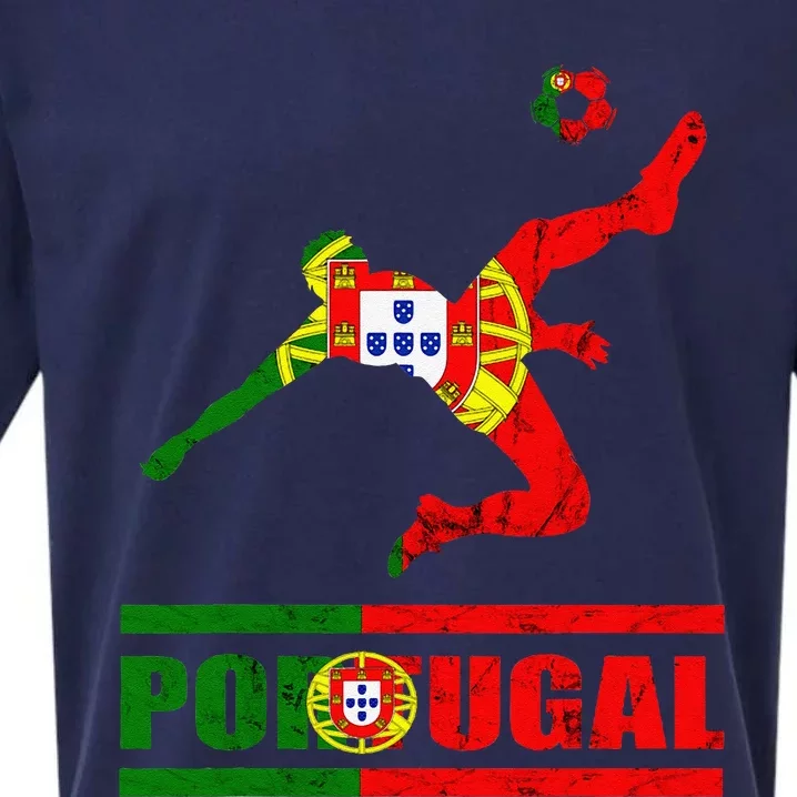 Portuguese Flag Portugal Soccer Portuguese Pride Portugal Sueded Cloud Jersey T-Shirt