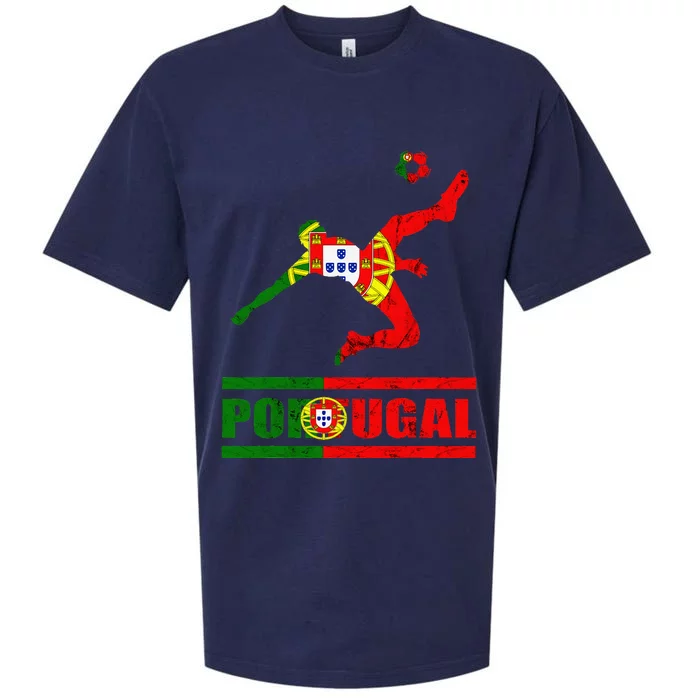 Portuguese Flag Portugal Soccer Portuguese Pride Portugal Sueded Cloud Jersey T-Shirt