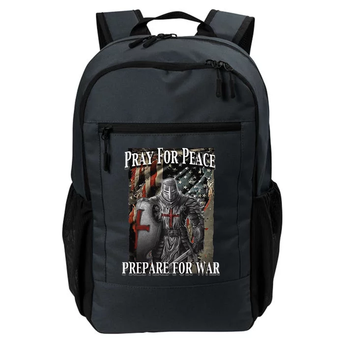 Pray For Peace Prepare For Freedom Believe Daily Commute Backpack