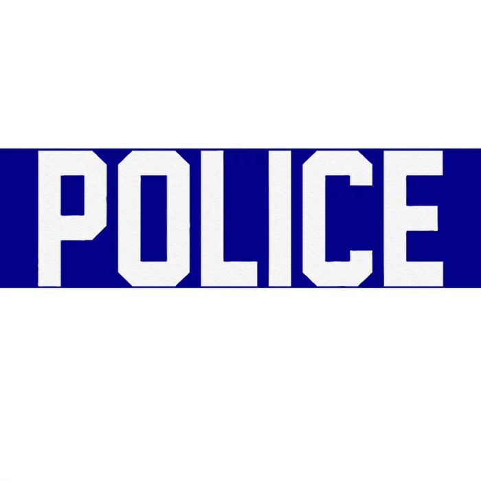 Police For Police Officer Halloween Costume Bumper Sticker