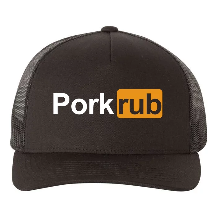 Porkrub Funny Pork Rub Yupoong Adult 5-Panel Trucker Hat