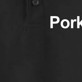 Porkrub Funny Pork Rub Dry Zone Grid Performance Polo