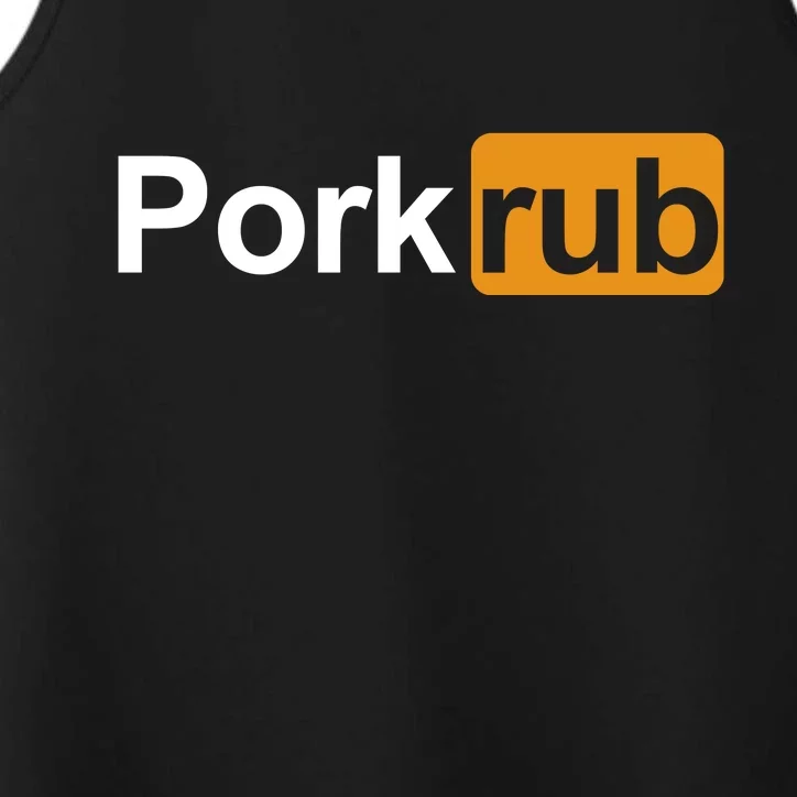 Porkrub Funny Pork Rub Performance Tank