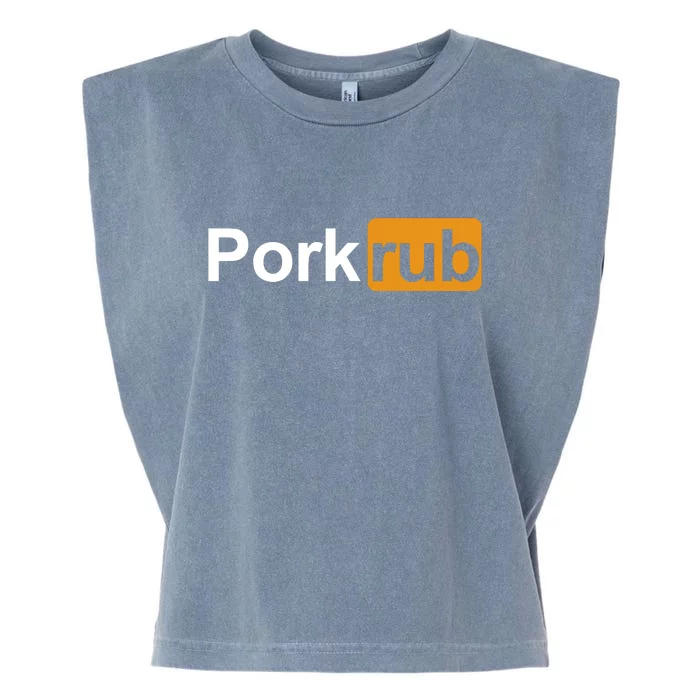 Porkrub Funny Pork Rub Garment-Dyed Women's Muscle Tee