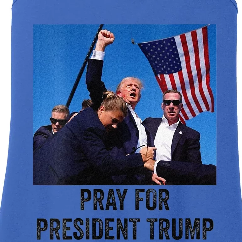 Pray For President Trump God Bless President Trump Ladies Essential Tank