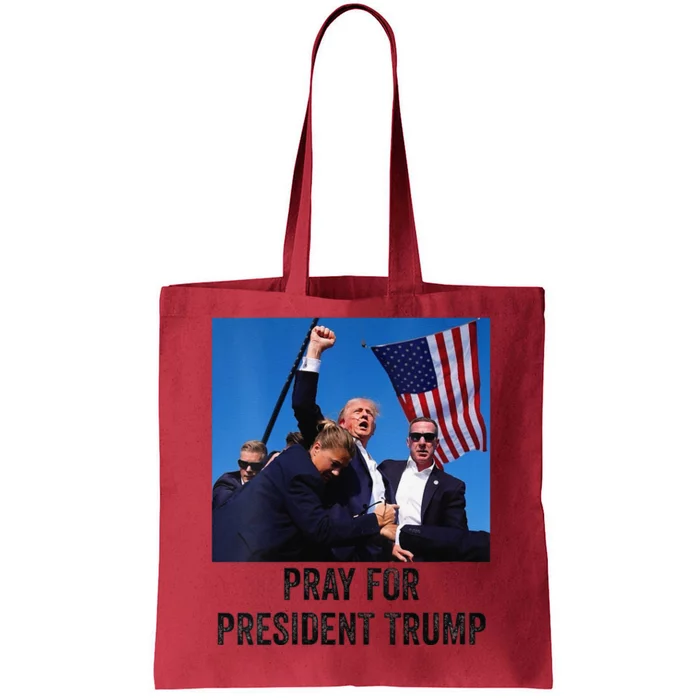 Pray For President Trump God Bless President Trump Tote Bag