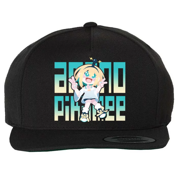 Pikamee Fun Wool Snapback Cap