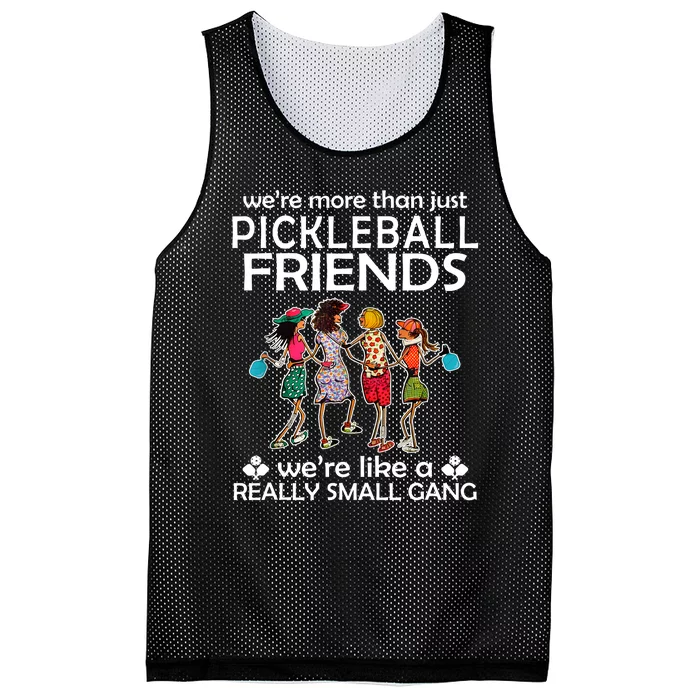 Pickleball Friends Paddleboards Really A Small Gang Enjoying Mesh Reversible Basketball Jersey Tank