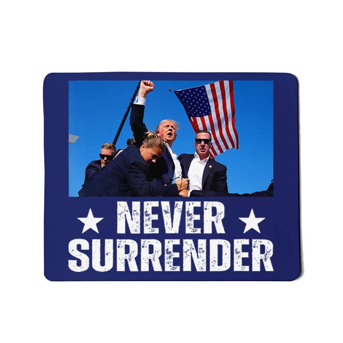 Pray For President Trump Never Surrender God Bless Trump Mousepad