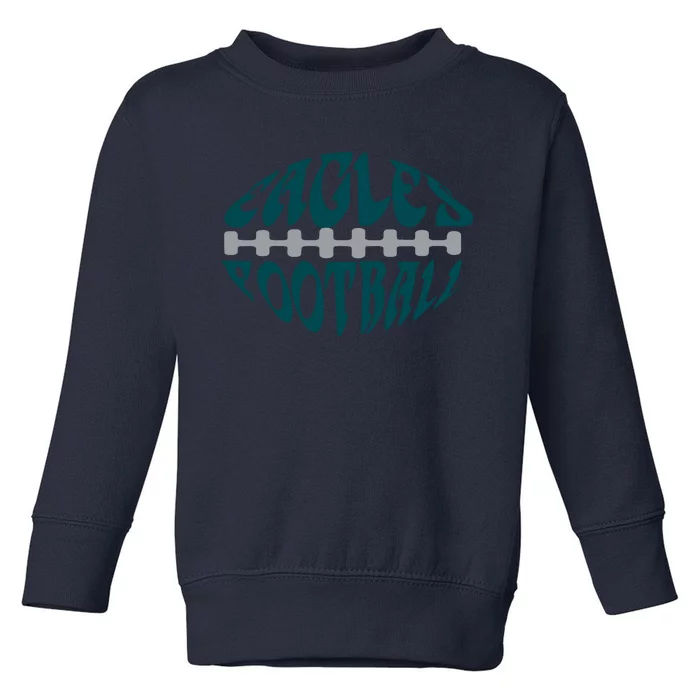 Philadelphia Football Philly Football Fan Trending Gift Idea Toddler Sweatshirt