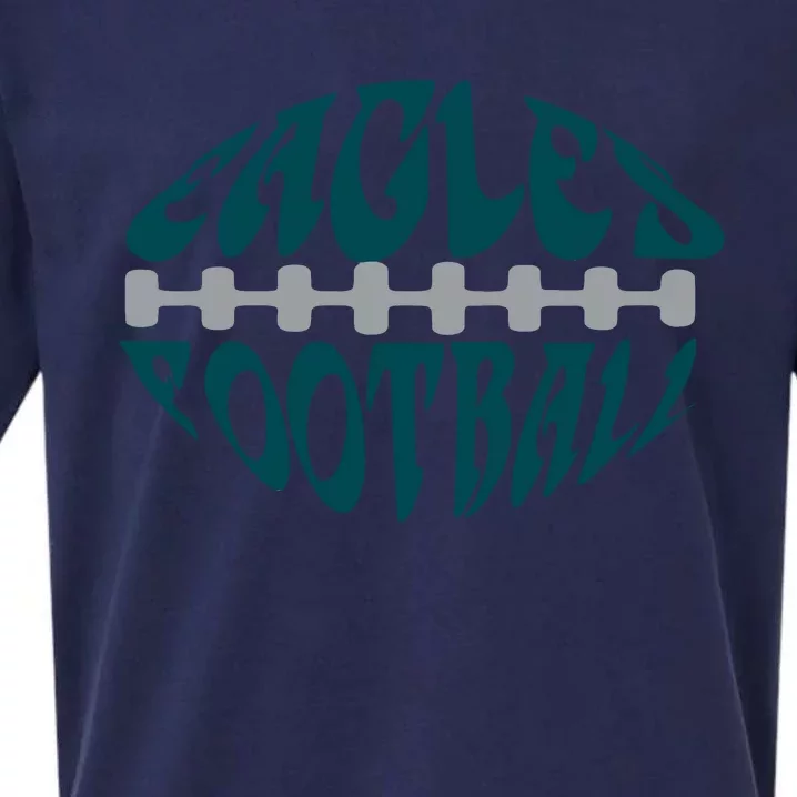 Philadelphia Football Philly Football Fan Trending Gift Idea Sueded Cloud Jersey T-Shirt