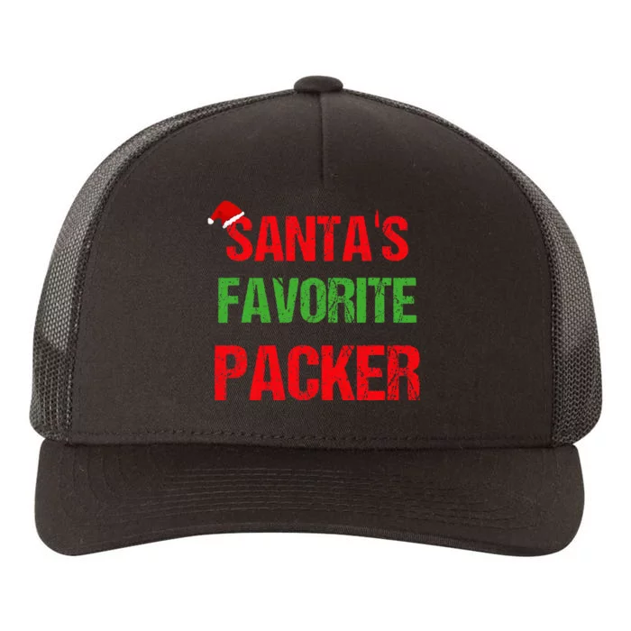 Packer Funny Pajama Christmas Yupoong Adult 5-Panel Trucker Hat