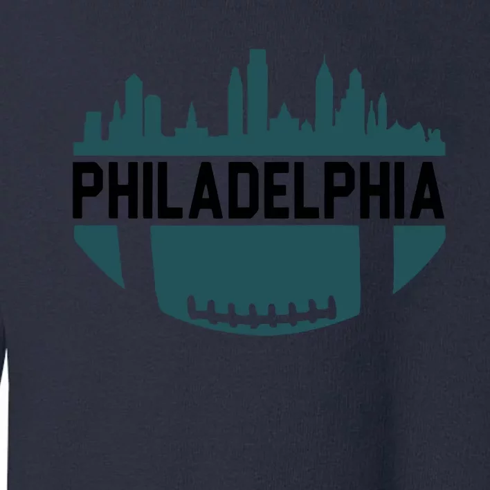 Philadelphia Football Philly Football Fan Trending Gift Idea Lover Toddler Sweatshirt