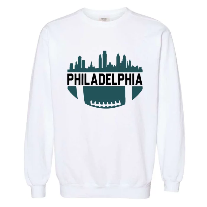 Philadelphia Football Philly Football Fan Trending Gift Idea Lover Garment-Dyed Sweatshirt