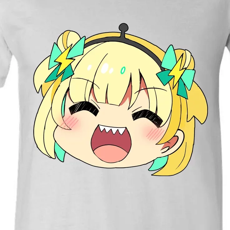 Pikamee Face V-Neck T-Shirt