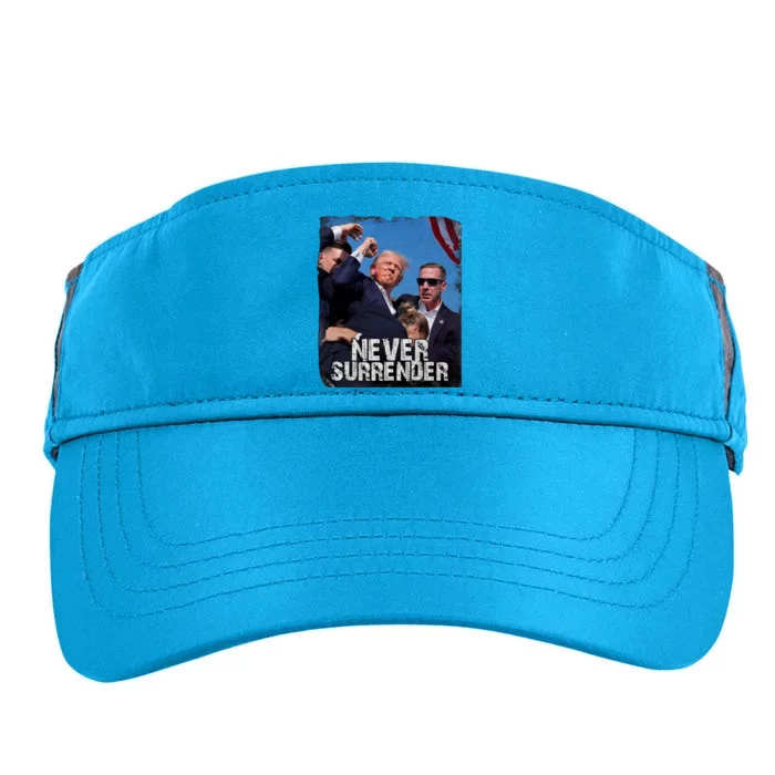 Pray For President Trump Never Surrender Adult Drive Performance Visor