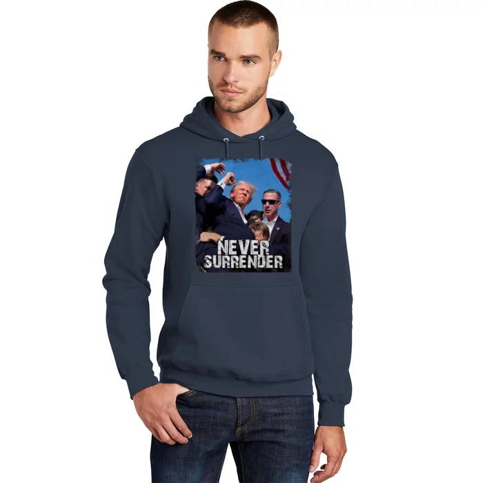 Pray For President Trump Never Surrender Hoodie