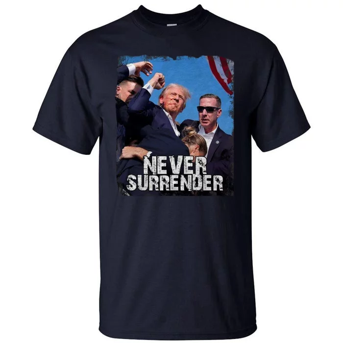 Pray For President Trump Never Surrender Tall T-Shirt