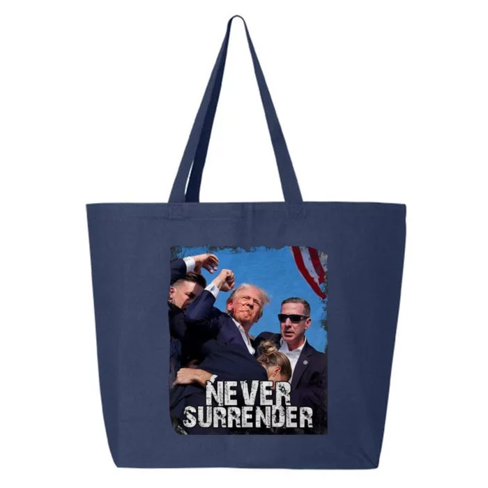 Pray For President Trump Never Surrender 25L Jumbo Tote