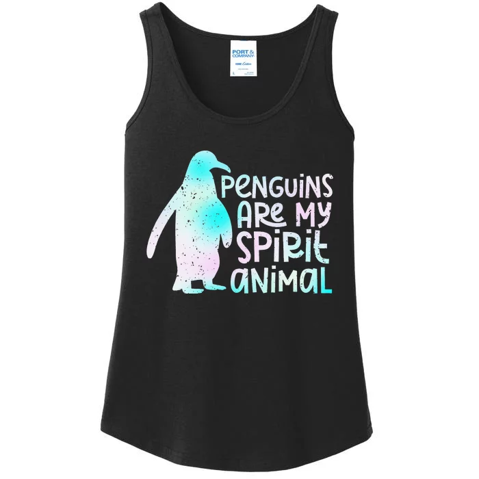 Penguin Funny Penguin Penguin Lover Ladies Essential Tank