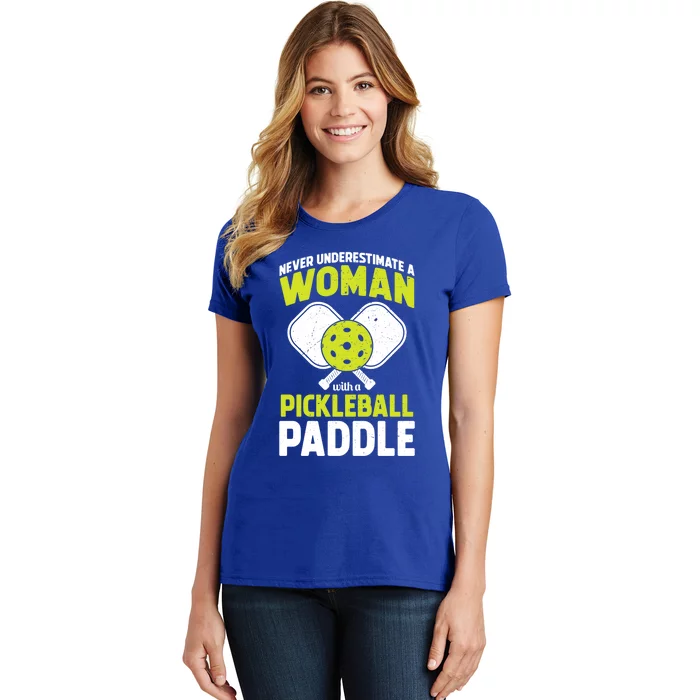 Pickleball Funny Pickleball Player Gift Meaningful Gift Women's T-Shirt