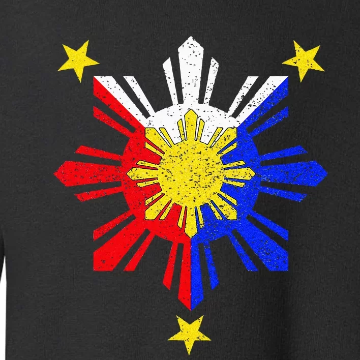 Pinoy Filipino Philippine Flag Sun Toddler Sweatshirt