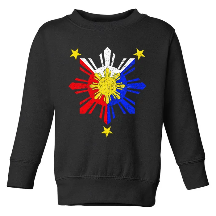 Pinoy Filipino Philippine Flag Sun Toddler Sweatshirt