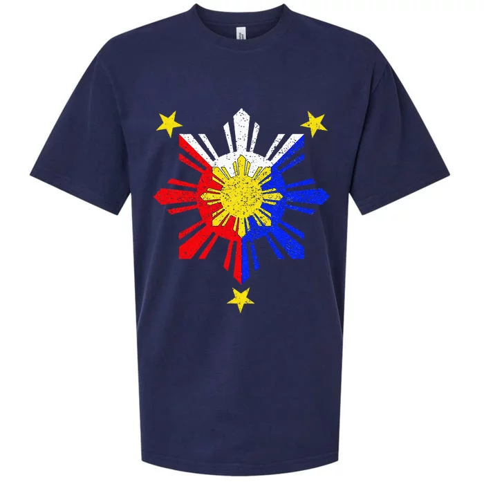 Pinoy Filipino Philippine Flag Sun Sueded Cloud Jersey T-Shirt