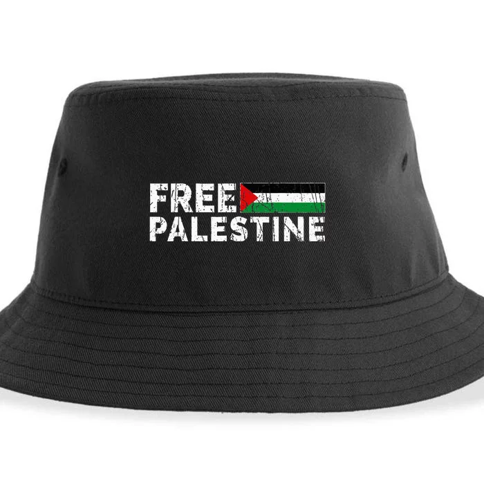 Palestine flag Palestine Free Palestine Gaza Flag Sustainable Bucket Hat