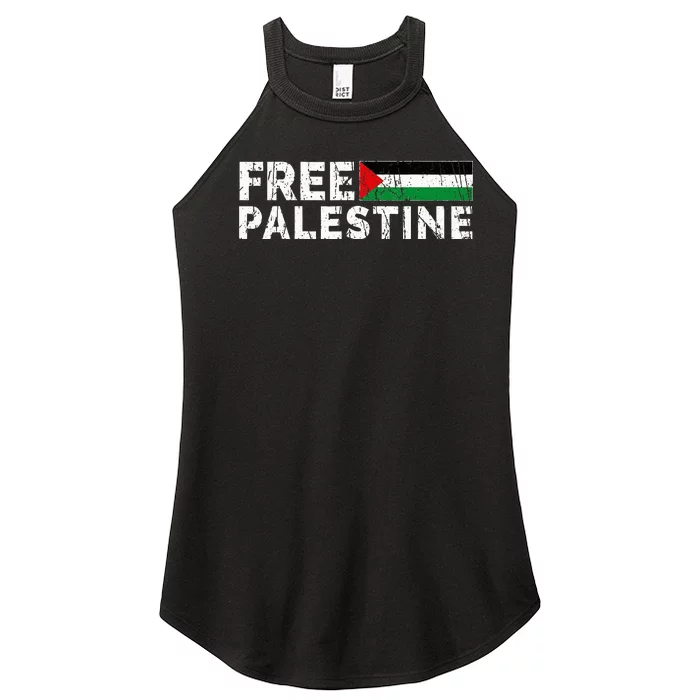 Palestine flag Palestine Free Palestine Gaza Flag Women’s Perfect Tri Rocker Tank