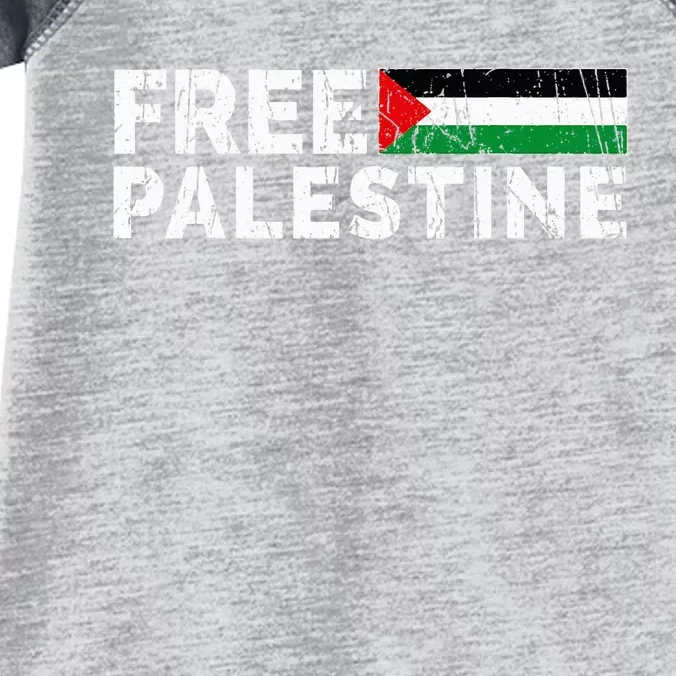 Palestine flag Palestine Free Palestine Gaza Flag Infant Baby Jersey Bodysuit