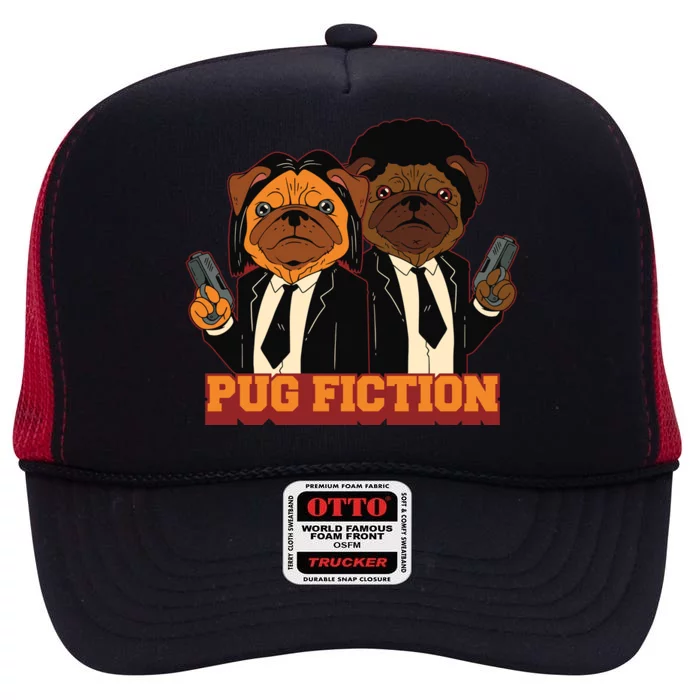 Pug Fiction High Crown Mesh Trucker Hat