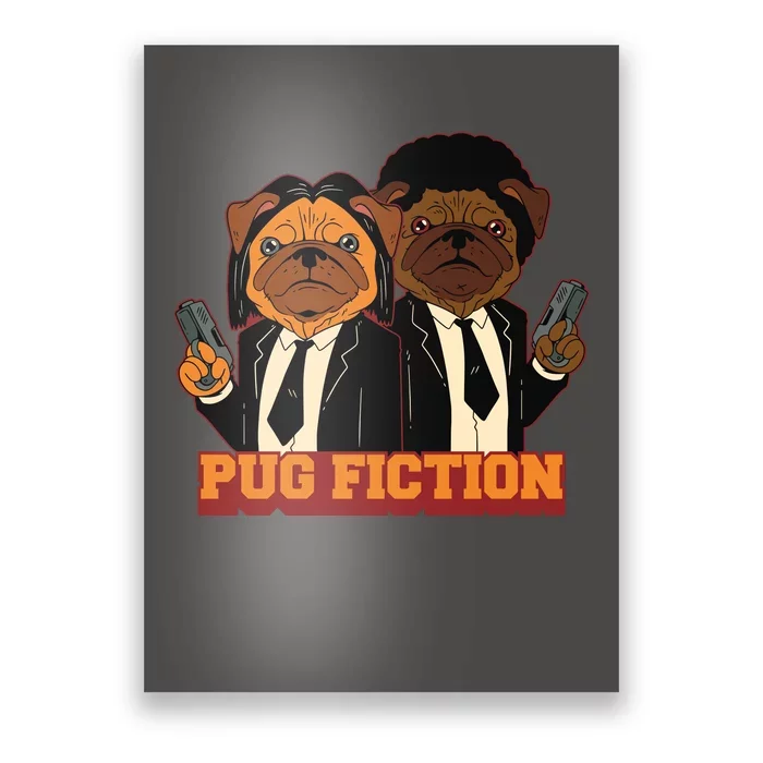 Pug Fiction Poster