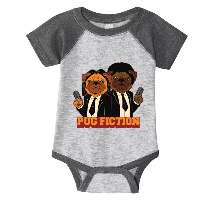 Pug Fiction Infant Baby Jersey Bodysuit