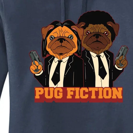 Pug Fiction Women's Pullover Hoodie