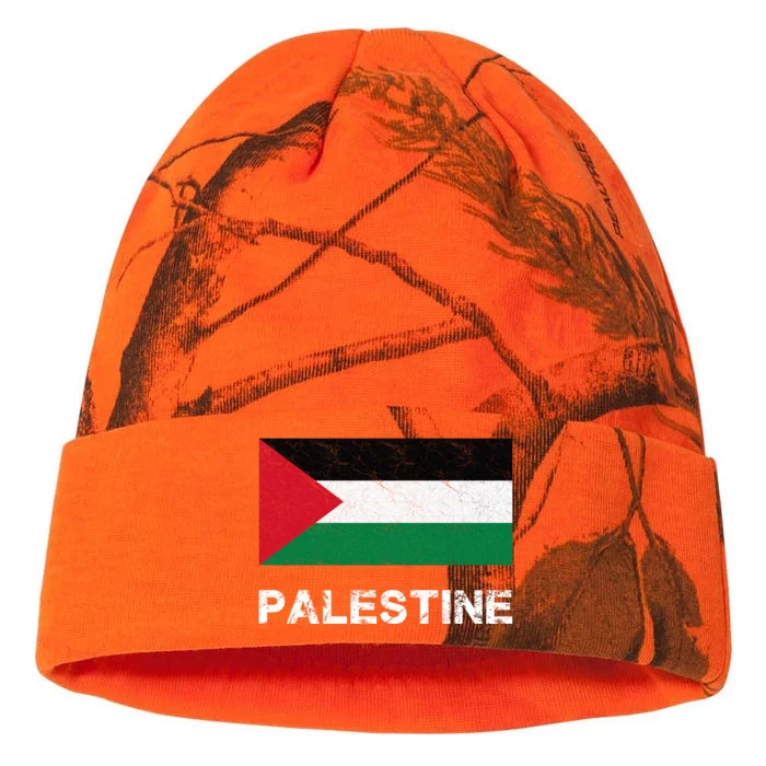 Palestine Flag Kati - 12in Camo Beanie