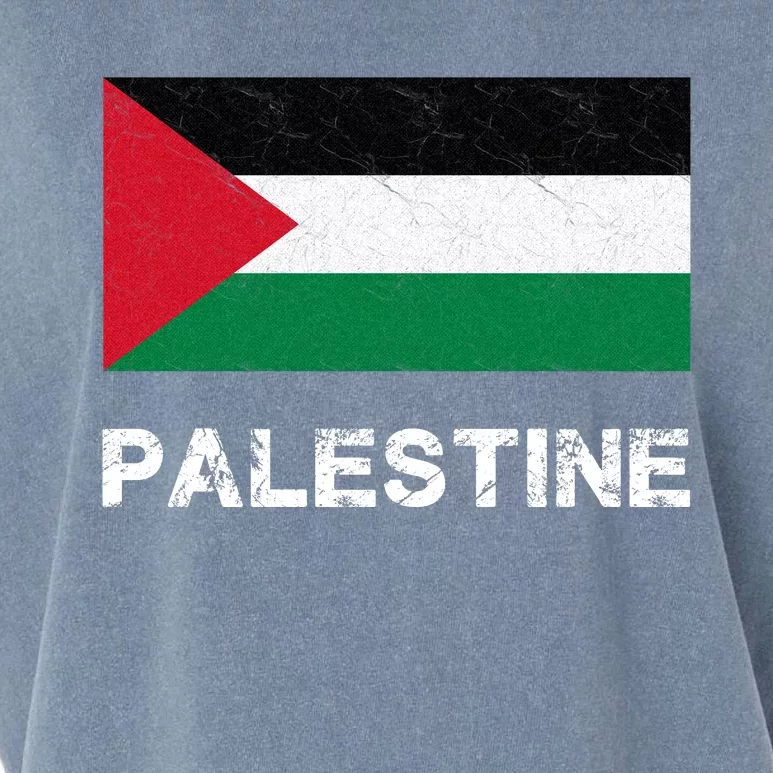 Palestine Flag Garment-Dyed Women's Muscle Tee